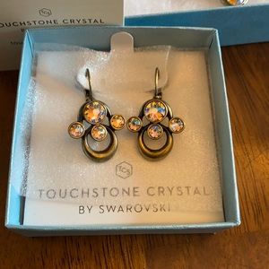 Antique earrings and necklace